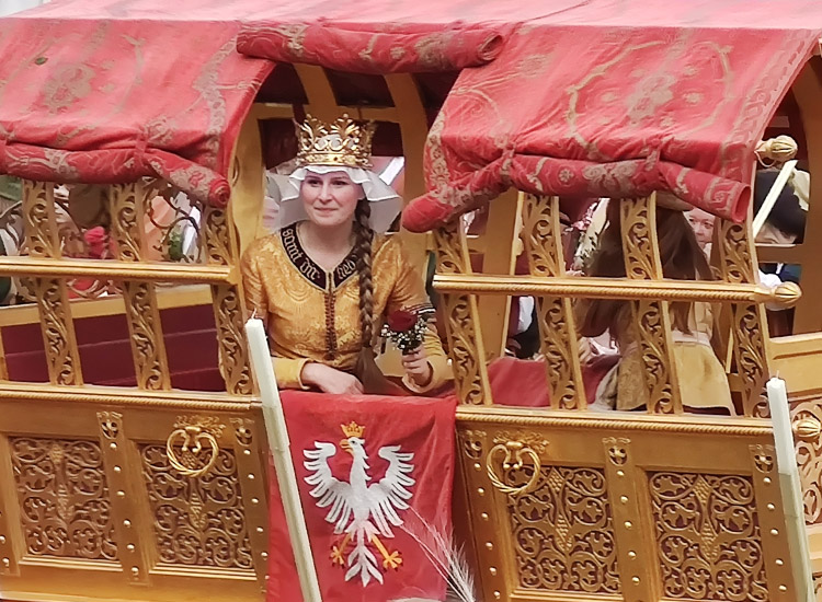 Wagen bei der Landshuter Hochzeit.